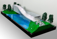 EGNE KREASJONER: Mens noen liker å følge instruksjoner, bruker andre mye tid på egne konstruksjoner eller kopier av eksisterende verk. Lars Petter Barstad har her gjenskapt Kistefos Museum, The Twist, i Lego.