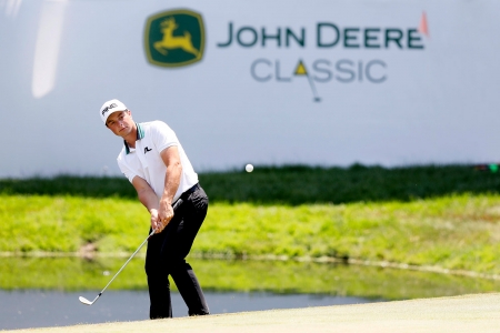 Viktor Hovland leverte en ny praktrunde på seks slag under par i PGA-turneringen i North Carolina lørdag.