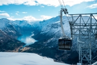 Dette er et bilde fra det fantastisk flotte Loen Skylift, som faktisk er et "must" om du er på de kanter av landet.