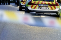 Politiet ved åstedet på Prinsdal tirsdag.