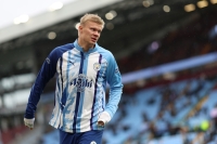 Erling Braut Haaland fikk ikke svare om City-skandalen.